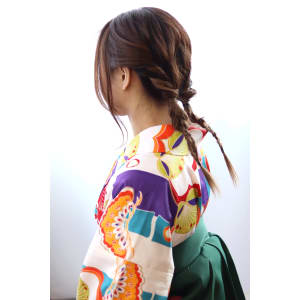 袴アレンジ　卒業式アレンジ　お呼ばれアレンジ　成人式アレンジ