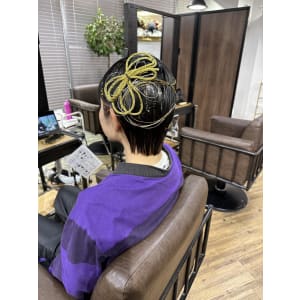 ショコラアッシュ　ヘルシースタイル　ふんわりカール　