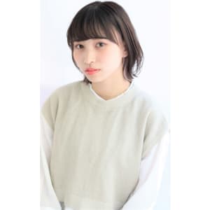 ミニウルフ×インナーカラー20代30代40代