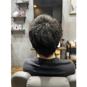 メンズ×ショートウルフ - NAP hair &Nalow homme【ナップ ヘアーアンドナローオム】掲載中