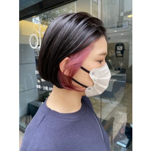【olino】cute☆ピンクイヤリングカラー