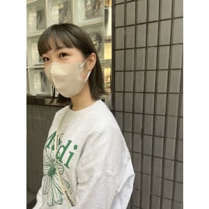 【FACE。松澤航】ぶつ切りボブ×オリーブグレージュ