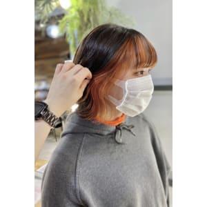 オレンジカラー/インナーカラー/フェイスフレーミング - The Labo ungu【ザ ラボ アングゥ】掲載中