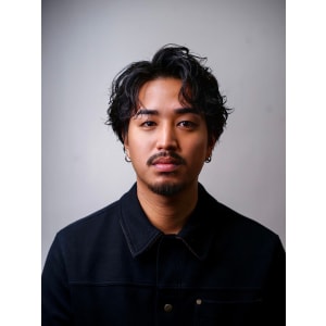 大人男髪スパイラルミニウルフ