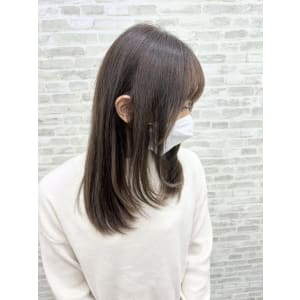 ハッシュ風ヘアスタイル