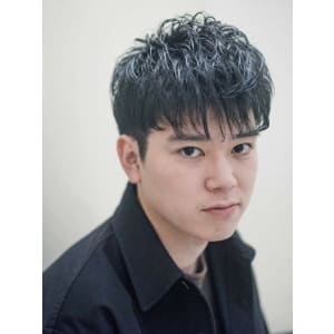 ビジネスショート&形状記憶パーマ