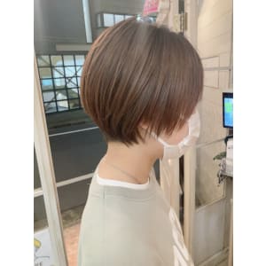 大人女子に人気◎まるみショートボブミニボブ40代梅ヶ丘美容室