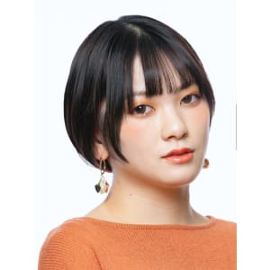 黒髪クールボブ - HAIR & MAKE EARTH 天童店【ヘアメイクアース テンドウテン】掲載中