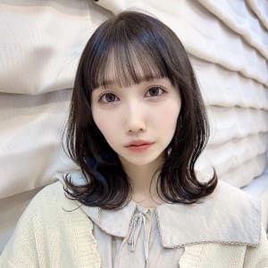 【金沢】面長カバー/黒髪/ぱっつん前髪/外はね/くびれヘア - Euphoria GINZA GRANDE 銀座【ユーフォリア ギンザ グランデ】掲載中
