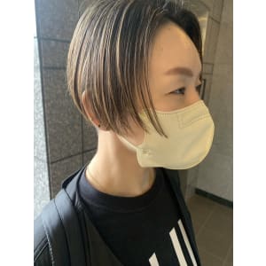 前髪なし　ハンサムショート　センター分け - HAIR MAKE age 天神西通り店【ヘアメイク アージュ テンジンニシドオリテン】掲載中