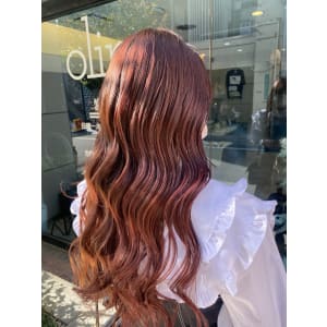【olino】艶カッパーブラウン