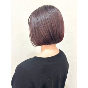【Reir下北沢】*大人ショートボブ+ヌーディブラウン*