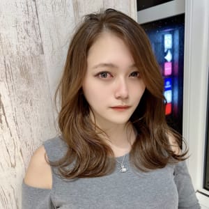 【金沢】面長カバー/30代/かきあげ/くびれヘア/セミロング