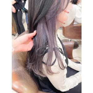 シアパープル 艶髪 インナーカラー【横浜】w