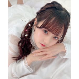 ふわふわリボンツインテール♪ aika