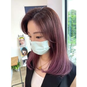 ピンクパープルグラデーション - ARBRE hair&make【アーブルヘアーアンドメイク】掲載中