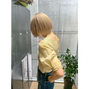 ボブ　切りっぱなしボブ　ミニボブ