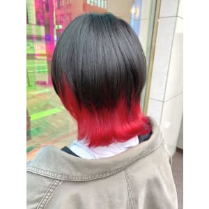 ウルフ×インナーカラー