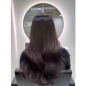 《韓国ヘア》髪質改善×ピンクブラウンカラー