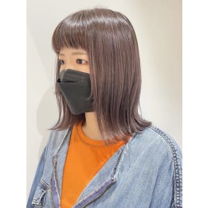 ピンクモーブ　【池袋美容室　uchla】