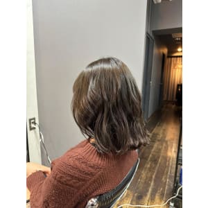 【オリーブベージュ ミディアム】 - hair&make egerie【ヘアアンドメイクエジェリ】掲載中