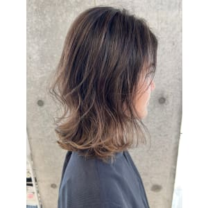 脱白髪染め◎ナチュラルバレイヤージュ　20代30代40代