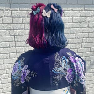 ツインおだんごヘア