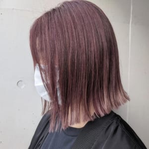 《kitin吉祥寺》ハイライト ラベンダー ボブ