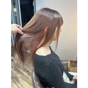 【セミディ インナーカラー ピンク 恵比寿】 - hair&make egerie【ヘアアンドメイクエジェリ】掲載中