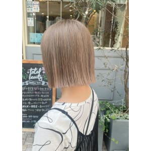 切りっぱなしボブ×ミルクティーベージュ【横浜】 - Neolive aim 横浜店【ネオリーブアイムヨコハマテン】掲載中
