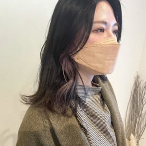 《kitin吉祥寺》インナーくすみラベンダーピンク　ミディ