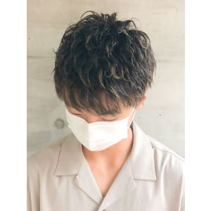 メンズツイストスパイラルパーママッシュ