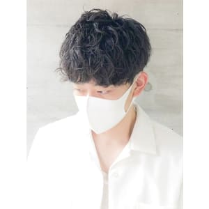 メンズツイストスパイラルパーママッシュ