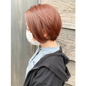 【151e_戸塚】*ショートボブ+オレンジベージュ*