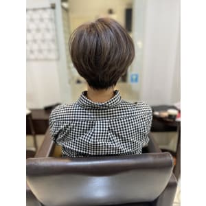 白髪ぼかしハイライトカラー