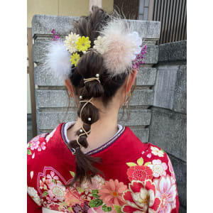 《kitin吉祥寺》ポニーアレンジ　ヘアセット