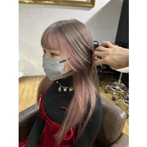 大人可愛いチョコレートモードプリカール外ハネボブハイライト