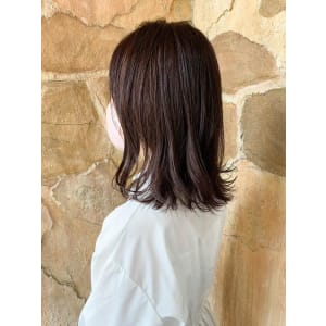 【151e_戸塚】*ニュアンスミディ+セピアブラウン*
