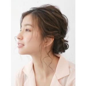 三軒茶屋_レディース_ロング_ヘアアレンジ_ヘアセット_小顔