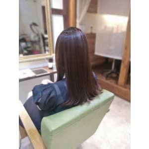 韓国上品ストレート大人可愛い20代30代40代小顔ミディアム