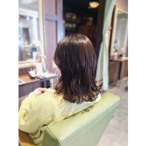 韓国くびれ上品大人可愛い20代30代40代小顔外ハネボブミデ