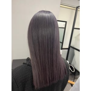 髪質改善艶髪×韓国風ラベンダーグレージュ