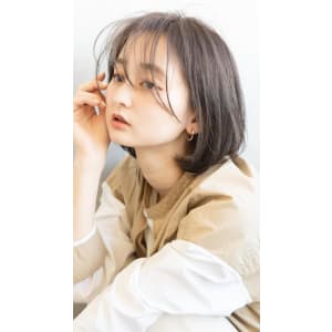 【tocca三ノ宮】丸みボブ×シースルーバング