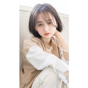 【tocca三ノ宮】丸みボブ×シースルーバング