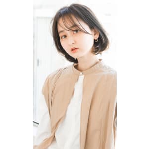 【tocca三ノ宮】丸みボブ×シースルーバング