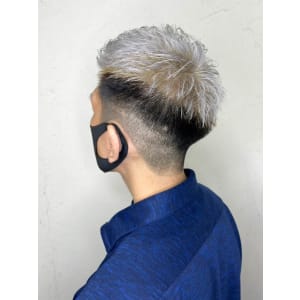 【Reir下北沢】*メンズショート+シルバーアッシュ*