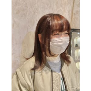 オレンジインナーハイライト♪