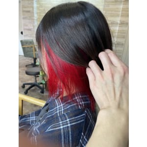 超☆発☆色！レッドインナーカラー♪