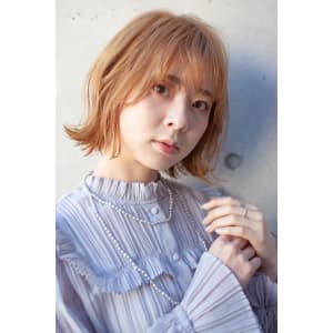10代20代30代／透け感外ハネボブ
