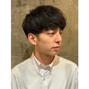 メンズカット ツーブロックマッシュ 束感ショート